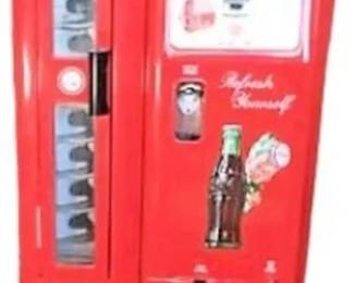 Restored Vintage Coke Machine