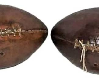 Vintage JC Higgins Leather Football & Spalding