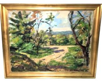 Carl Schvenn 1968 Oil on Canvas