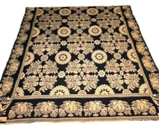 M. Thompson Jeferson New York Early Coverlet