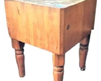 Bally Butcher Block Table