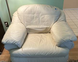 White Leather chair