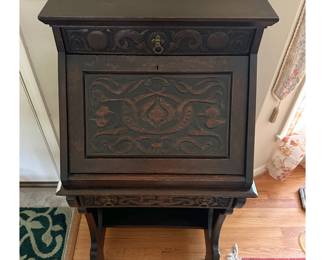 Antique English Secretary Desk