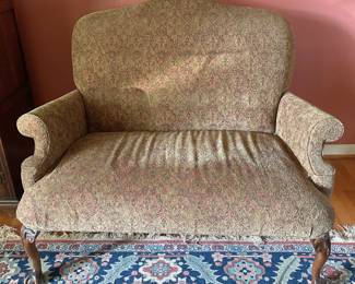 Curved Arm Settee