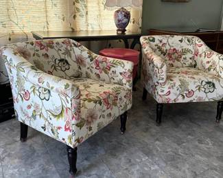 Pair of Occasional Upholstered Chairs