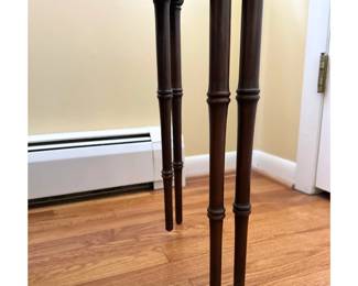 Vintage Faux Bamboo Nesting Tables
