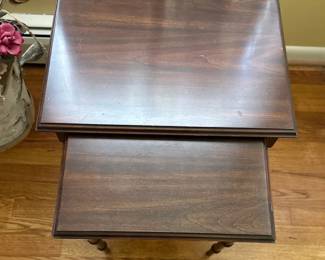 Vintage Faux Bamboo Nesting Tables