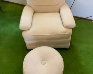 Skodack Textile Chair and Ottoman
