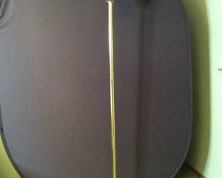 Gold-toned Torchiere Lamp
