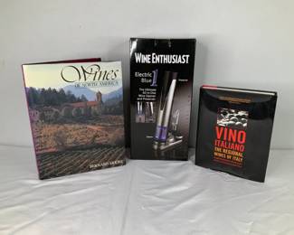 Wine Enthusiast Electric Blue 1, Wine Books, More
