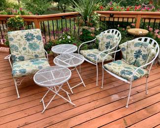 Patio Chairs, Table