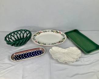 Spode, Wedgewood Serving Platters
