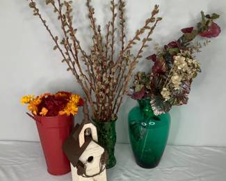 Vases, Faux Greenery and More
