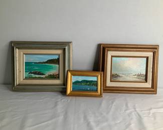 (3) Ocean Paintings by Jenks, Shimokawa
