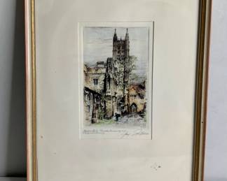 Paul Geissler "Madison Hall, Princeton" Print
