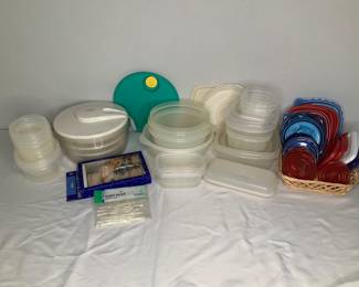 Rubbermaid and Ziplock Plastic Storage Containers