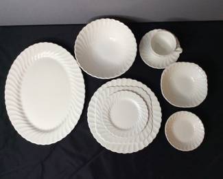 Snowhite Regency Johnson Bros Ironstone China Set