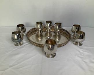 W.S. Blackinton Co Round Platter
