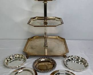 Godinger 3 Tiered Tray, More