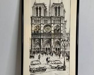 Notre Dame Cathedral Sketch