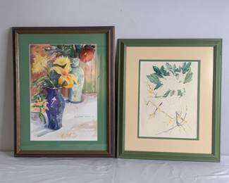  Embossed and Floral Art by Joan Cameron Mitchell and More