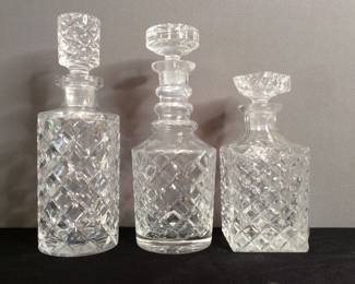 Cut Glass Decanters