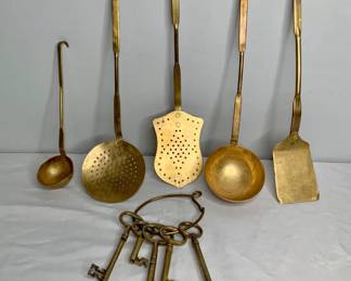 Brass Utensils and Keys
