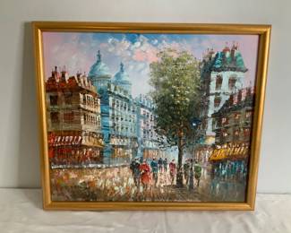 Caroline Burnett Oil Painting