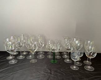  Assorted Wine Glasses