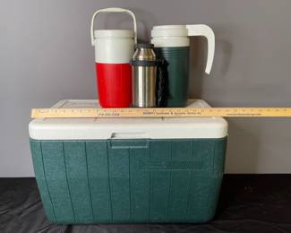 Coleman Cooler & Water Jugs