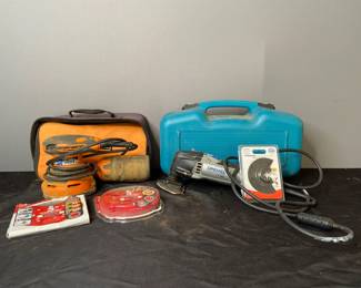 Makita Dremel and Rigid Disc Sander