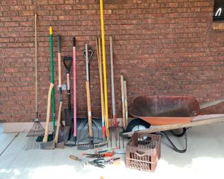 Wheelbarrow, Lawn and Painting Helpers