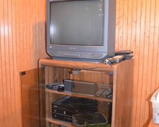 Vintage VHS TV. Stereo receiver