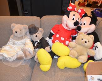 Build a Bear . Mickey and Minnie