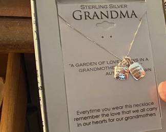 Sterling Silver Grandma Necklace
