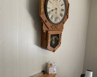 Octagon Wood Clock