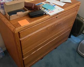 French Tiger Oak Dresser