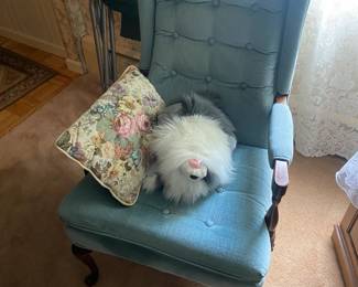 Armchair with Puppy Doll