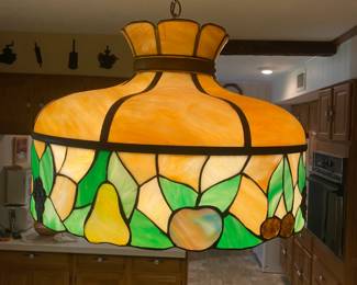 Stained Glass Hanging Light