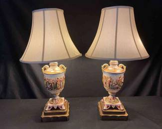 Capodimonte Style Lamps