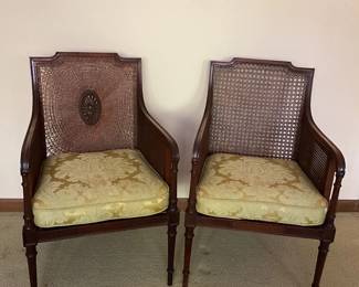 Regency Cane Backed Chairs
