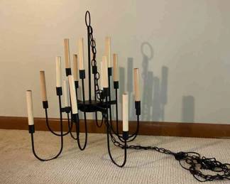 Vintage Metal Chandelier 