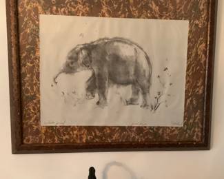 UNUSUAL ARTIST PROOF SIGNED HIBEL