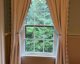 2 WINDOWS WITH THESE ROOM DARKENING CURTAINS