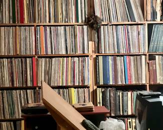 Very large selection of vinyl records