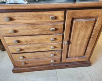 Solid wood dresser. 