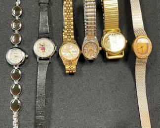 6 Ladies Watches Not Tested