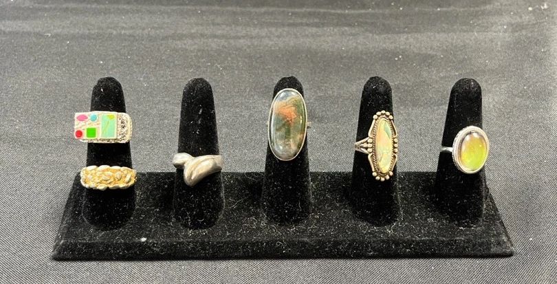 6 Unique Vintage Rings