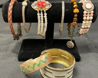 8 Bracelets Some Stamped 925 Smoker House