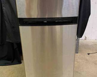 Haier Silver And Black Refrigerator 